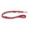 Red Dingo vodítko přepínací reflexní – Bones Red – 25 mm x 2 m