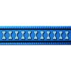 Red Dingo vodítko přepínací reflexní – Bones Turquoise – 20 mm x 2 m