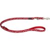 Red Dingo vodítko přepínací – White Spots on Red – 15 mm x 2 m