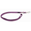 Red Dingo vodítko přepínací reflexní – Bones Purple – 15 mm x 2 m