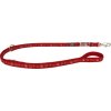 Red Dingo vodítko přepínací – Paw Impressions Red – 15 mm x 2 m