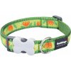 Red Dingo obojek – Tropical Green – 12 mm x 20-32 cm