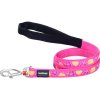 Red Dingo vodítko – Hibiscus Hot Pink – 25 mm x 1,8 m