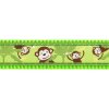 Red Dingo vodítko přepínací – Monkey Lime Green – 15 mm x 2 m