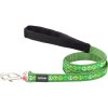 Red Dingo vodítko – Peace Green – 12 mm x 1,8 m