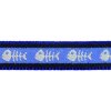 Red Dingo obojek pro kočky – Fishbone Blue – 12 mm