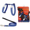 Red Dingo postroj s vodítkem pro kočky – Cosmos Blue – 12 mm