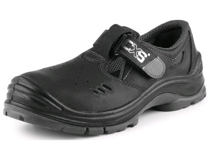 Pracovná bezpečnostná obuv CXS SAFETY STEEL IRON S1, sandále, s vystuženou špičkou