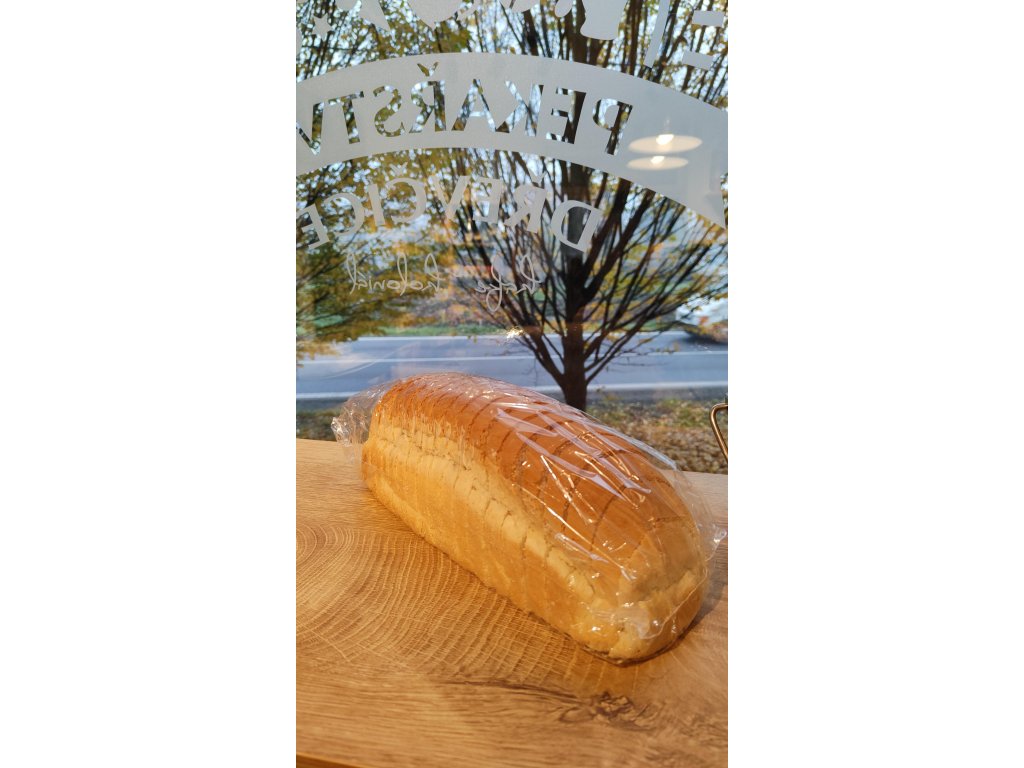 Toustový chléb světlý krájený
