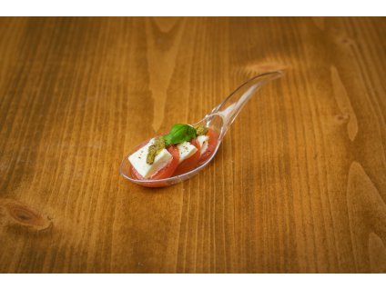 Finger food lžička - rajče, mozzarella