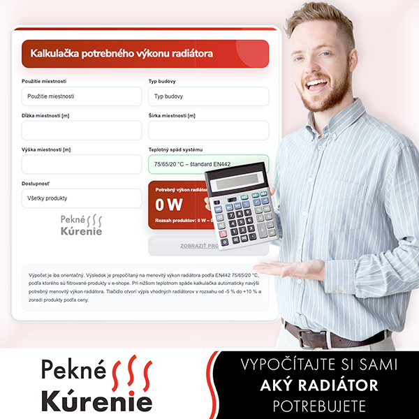 Vypočítajte potrebný výkon radiátora