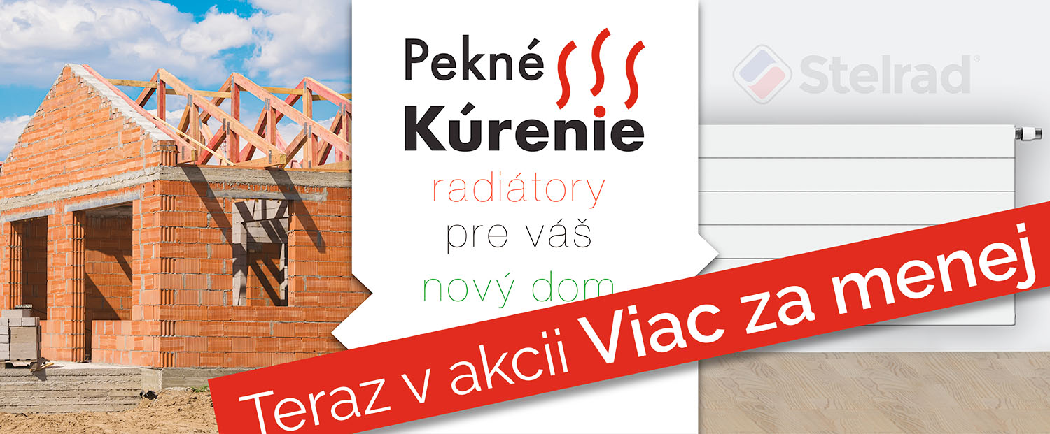S akciou Viac za menej sa nákup viacerých radiátorov Stelrad oplatí ešte viac. Ušetrite pri každom väčšom nákupe.