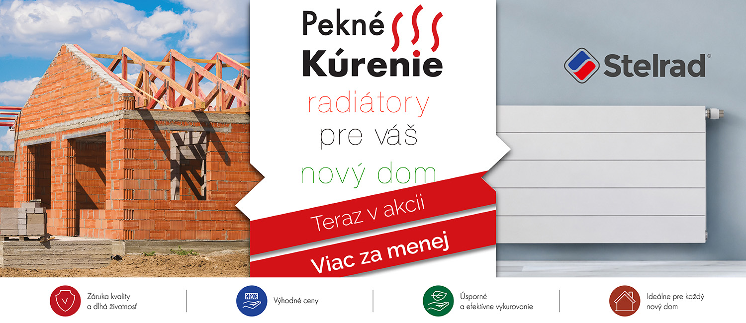 S akciou Viac za menej sa nákup viacerých radiátorov Stelrad oplatí ešte viac. Ušetrite pri každom väčšom nákupe.