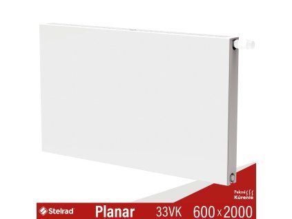 Panelový radiátor Stelrad Planar 33VK 600 x 2000