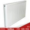 Panelový radiátor Stelrad Softline Compact 21VK 600 x 1700