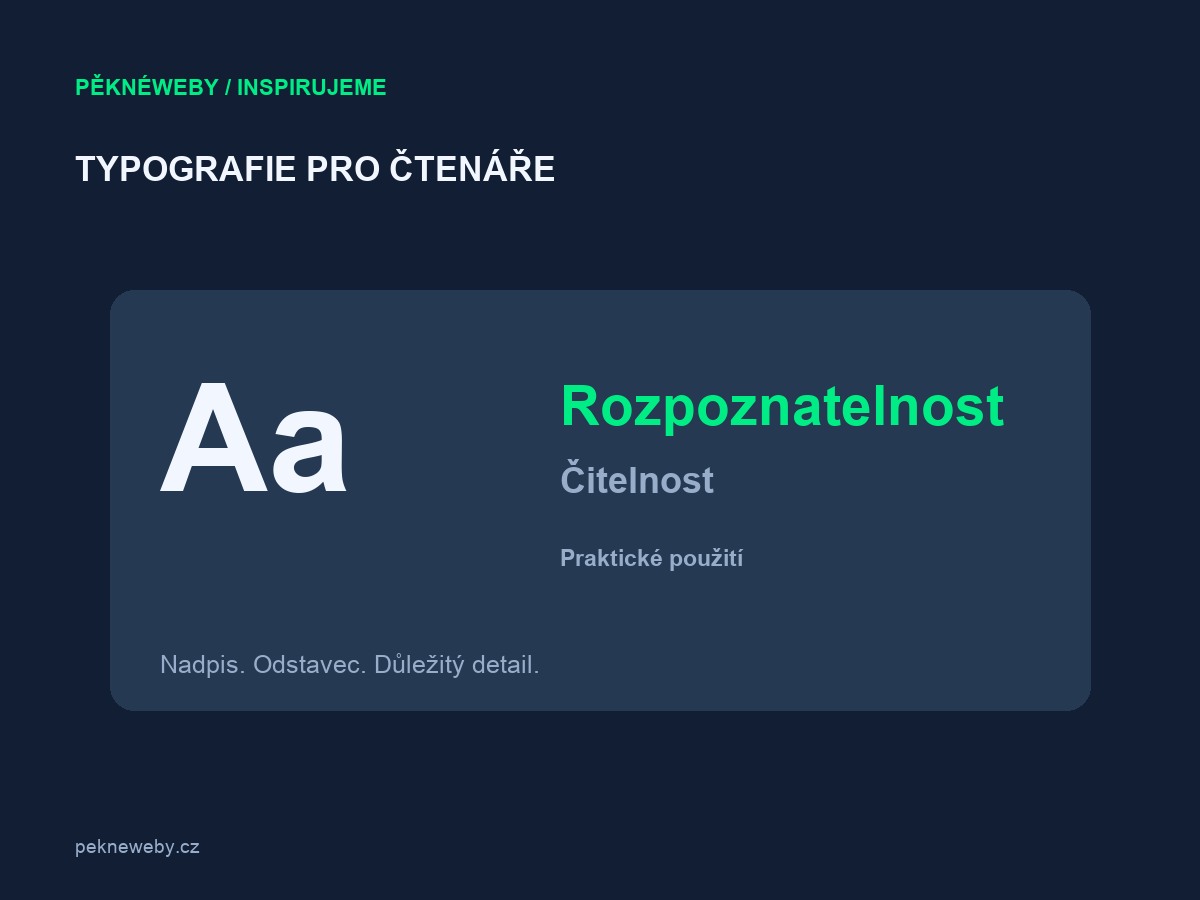 Proč je důležitá typografie a jak ovlivňuje čtenáře