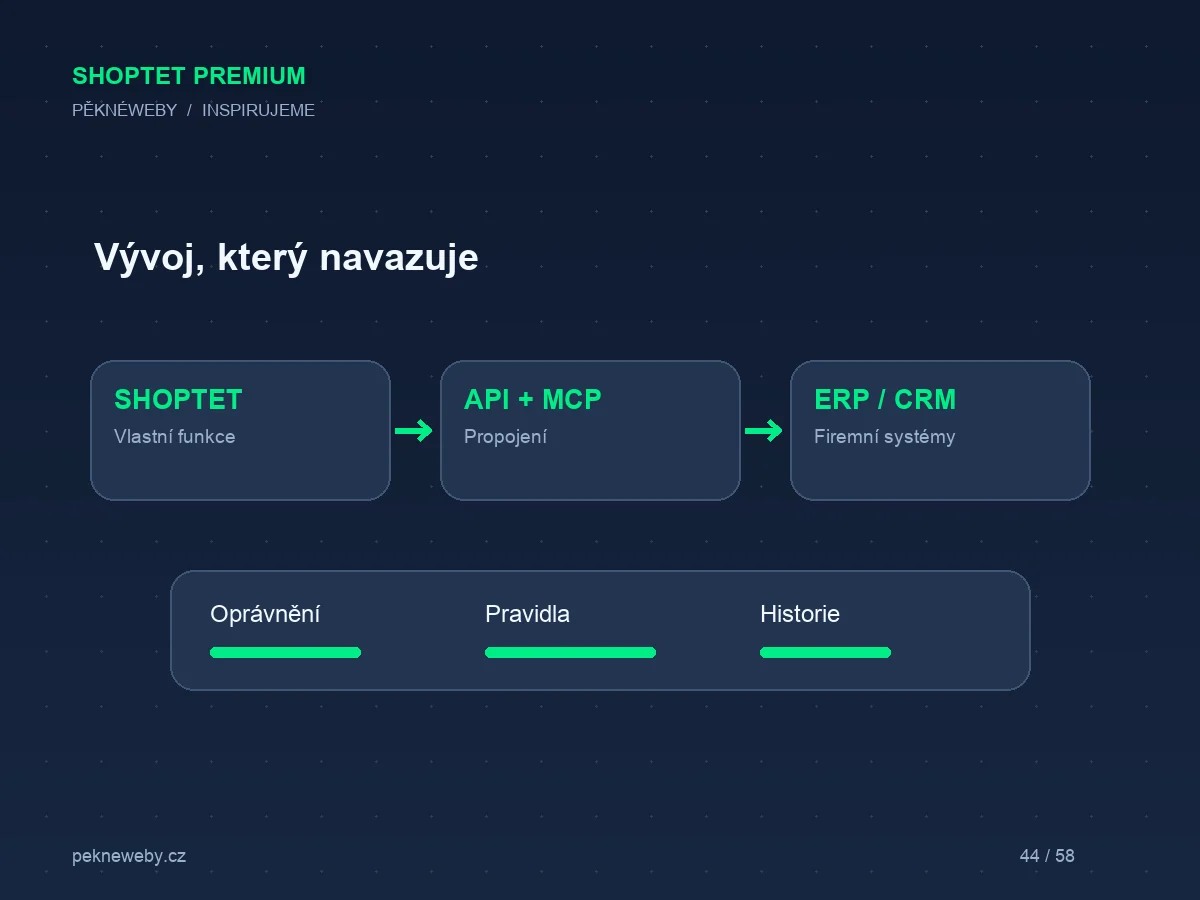 Dlouhodobý vývoj Shoptet Premium: jak udržet úpravy a integrace pod kontrolou