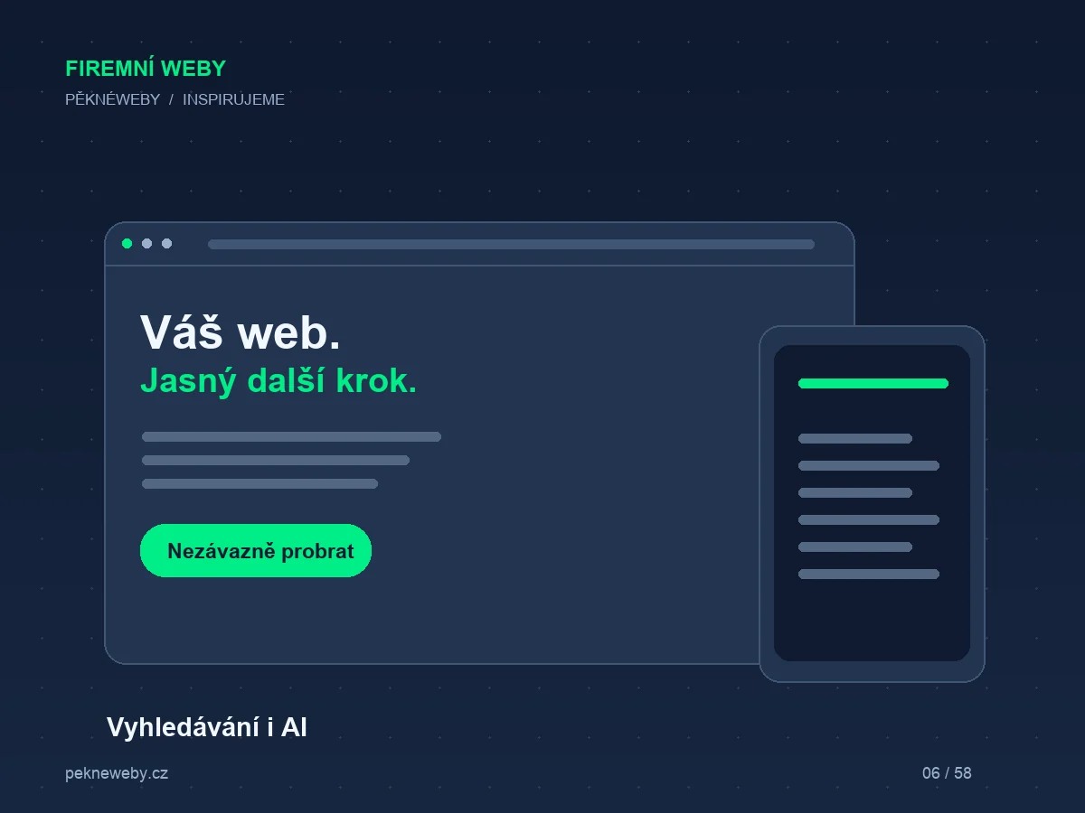 SEO a AI vyhledávání: co má mít dobře připravený firemní web
