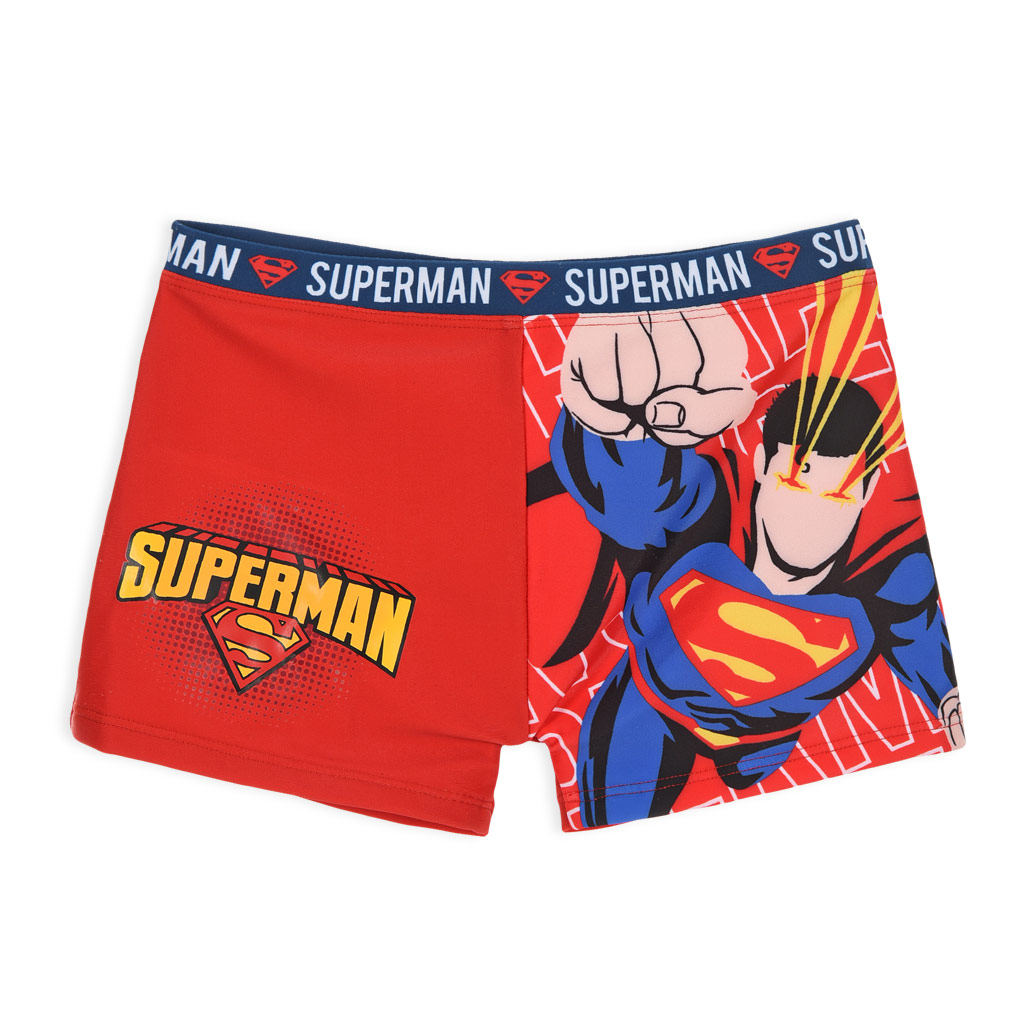 Chlapčenské plavky SUPERMAN červené