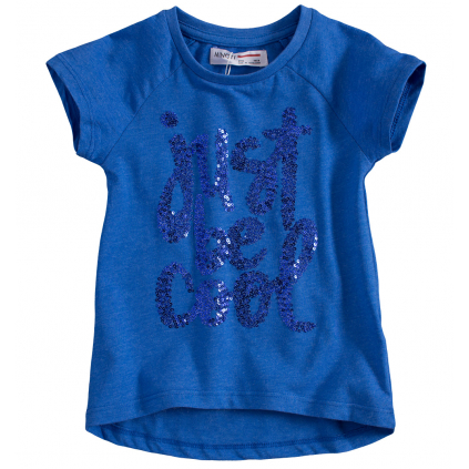 Detské tričko s krátkym rukávom MINOTI VIBE modré