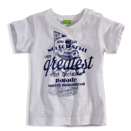 Dojčenské tričko PEBBLESTONE GREATEST biele