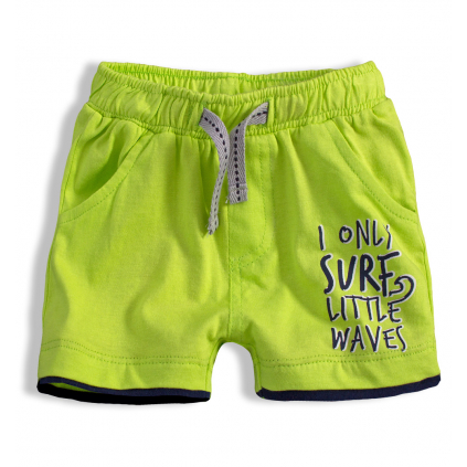 Chlapčenské šortky KNOT SO BAD LITTLE WAVES zelené
