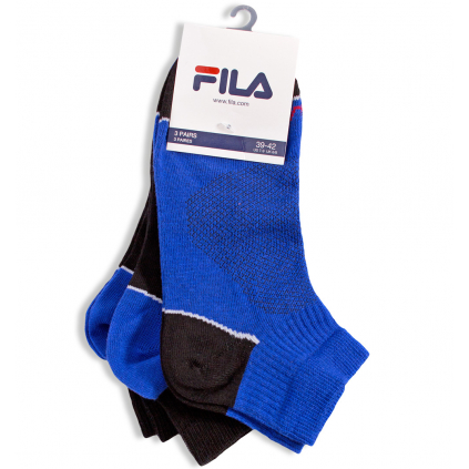 Športové ponožky FILA 3 páry modré