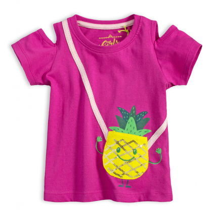 Dievčenské tričko LEMON BERET ANANÁS fialové