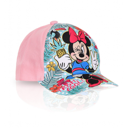 Dievčenská šiltovka DISNEY MINNIE TROPIC svetlo ružová