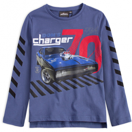 Chlapčenské tričko FAST&FURIOUS CHARGER modré