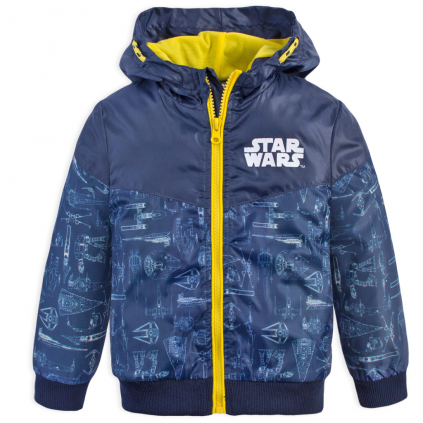 Chlapčenská jarná bunda DISNEY STAR WARS modrá
