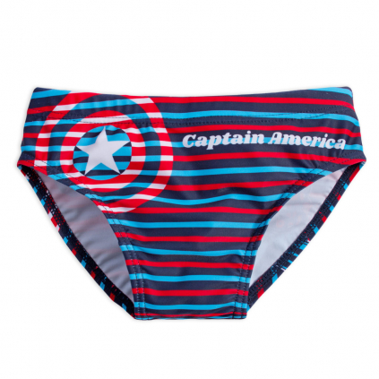 Chlapčenské plavky AVENGERS CAPTAIN AMERICA modré