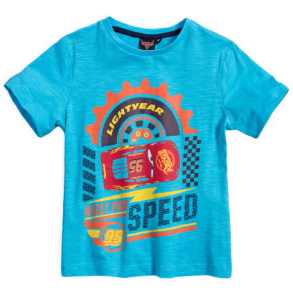 Chlapčenské tričko DISNEY CARS SPEED modré