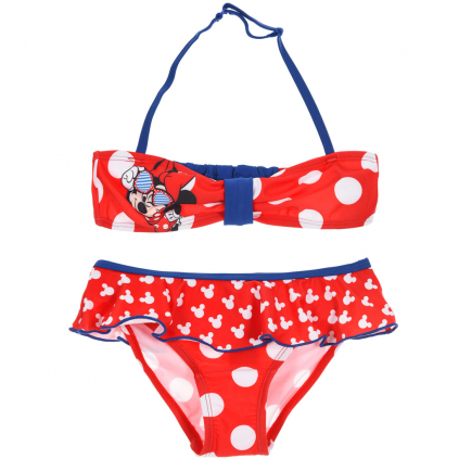 Dievčenské plavky DISNEY MINNIE SUMMER červené