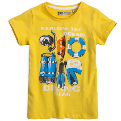 Chlapčenské tričko LEMON BERET OCEAN žlté