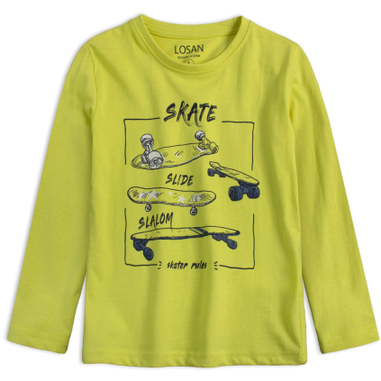 Chlapčenské tričko LOSAN SKATE SLIDE zelené