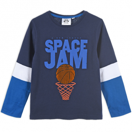 Chlapčenské tričko SPACE JAM  SLAM DUNK modré