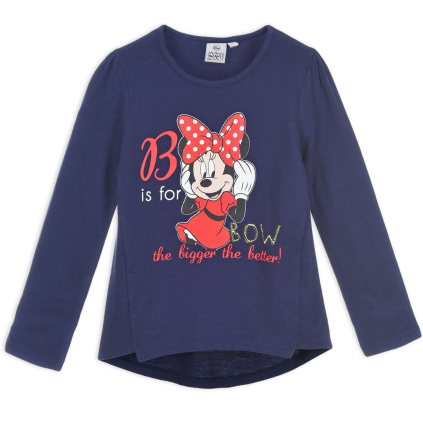 Dievčenské tričko DISNEY MINNIE BOW modré