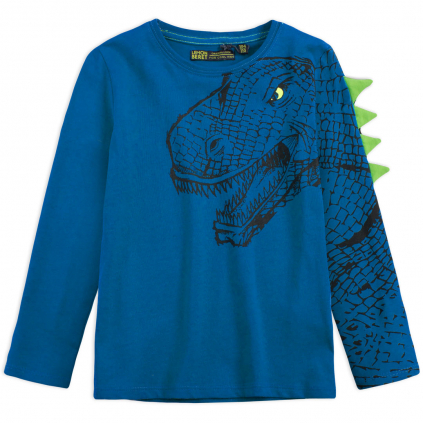 Chlapčenské tričko z BIO bavlny LEMON BERET DRAGON modré