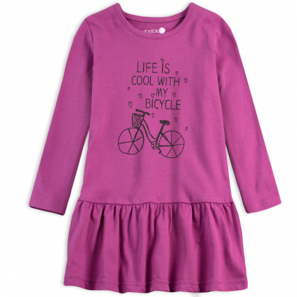Dievčenské šaty VENERE BICYCLE fialové