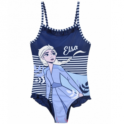 Dievčenské plavky DISNEY FROZEN ELSA tmavo modré