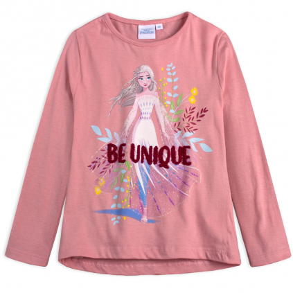 Dievčenské tričko DISNEY FROZEN BE UNIQUE ružové