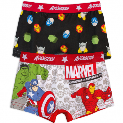 Chlapčenské boxerky AVENGERS čierne