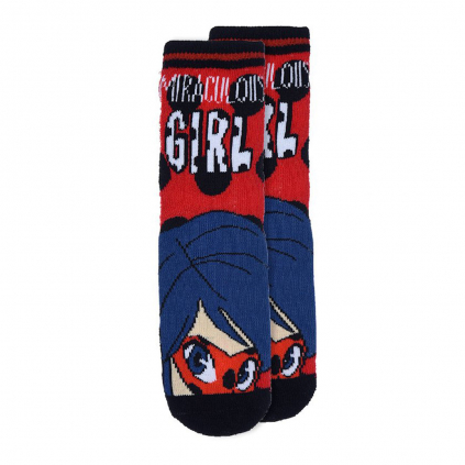 Dievčenské termo ponožky LADY BUG červené