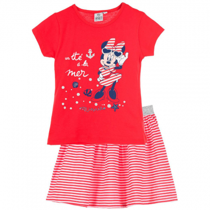 Dievčenský set DISNEY MINNIE červený