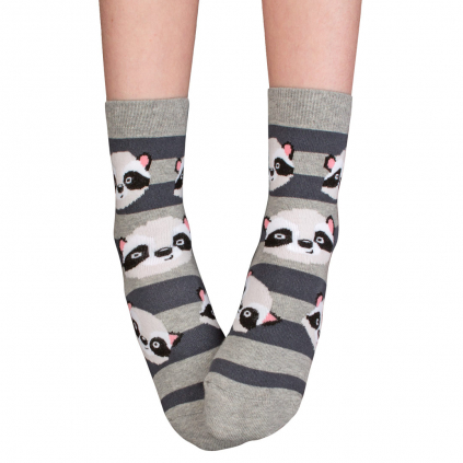 Dievčenské ponožky so vzorom GATTA MÝVALI šedé