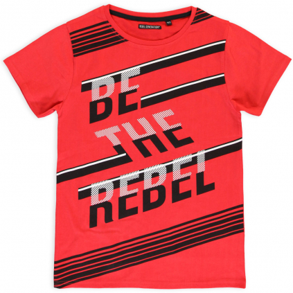 Chlapčenské tričko LEMON BERET BE THE REBEL červené