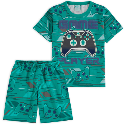 Chlapčenské pyžamo KYLY GAME PLAYER zelené
