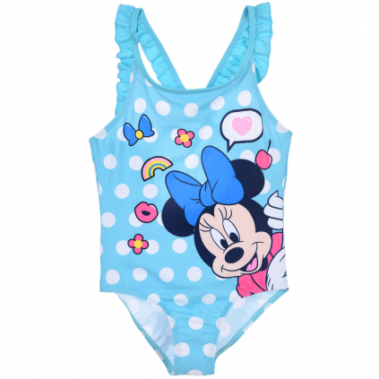 Dievčenské plavky DISNEY MINNIE SUMMER TIME tyrkysové