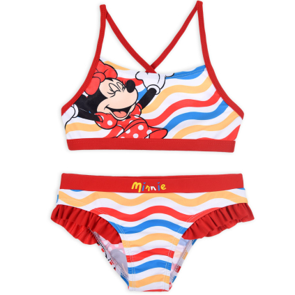 Dievčenské plavky DISNEY MINNIE HAPPY GENERATION červené